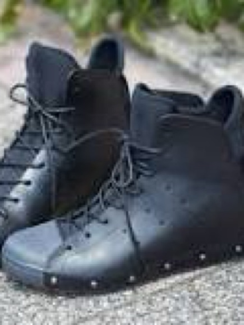 Adidas Y-3 Yohji Yamamoto Leather Wedge Boot Studs UK 5.5 US 7 RARE